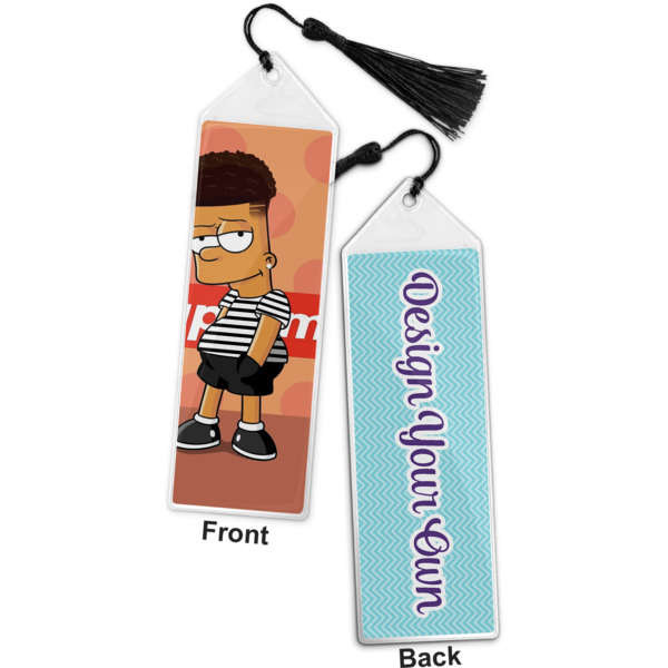 Custom Design - Bookmark w/ Tassel - Front and Back
