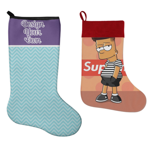 Custom Design - Stockings - Side by Side compare