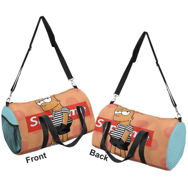 Custom Design - Duffle bag small front and back sides