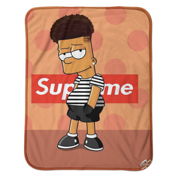 Custom Design - Baby Sherpa Blanket - Flat