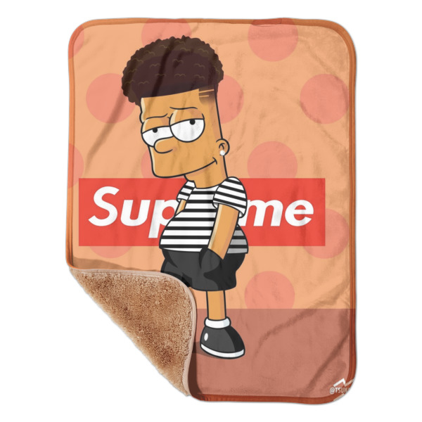 Custom Design Your Own Sherpa Baby Blanket - 30" x 40"