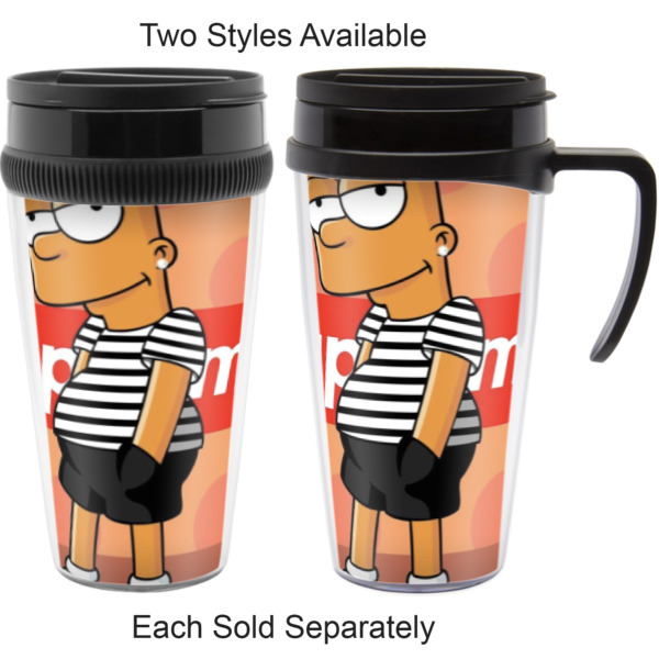 Custom Design - Acrylic Travel Mugs - With & Without Handle