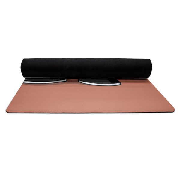 Custom Design - Yoga Mat Rolled up Black Rubber Backing