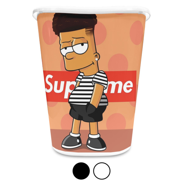 Custom Design - Waste Basket - Both Colors - Front