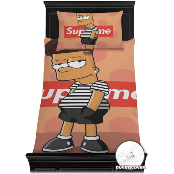 Custom Design - Bedding Set - Twin XL - Duvet - On Bed