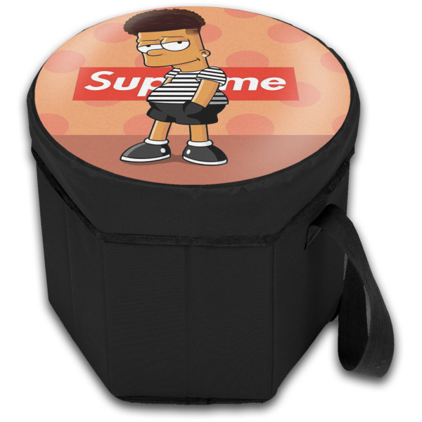 Custom Design - Collapsible Personalized Cooler & Seat (Closed)