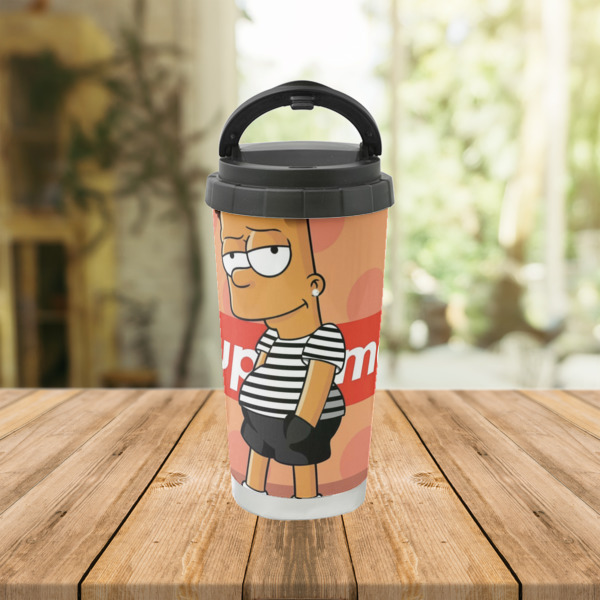 Custom Design - Stainless Steel Travel Cup - Lifestyle