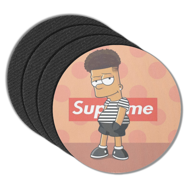 Custom Design - Round Coaster Rubber Back - Main