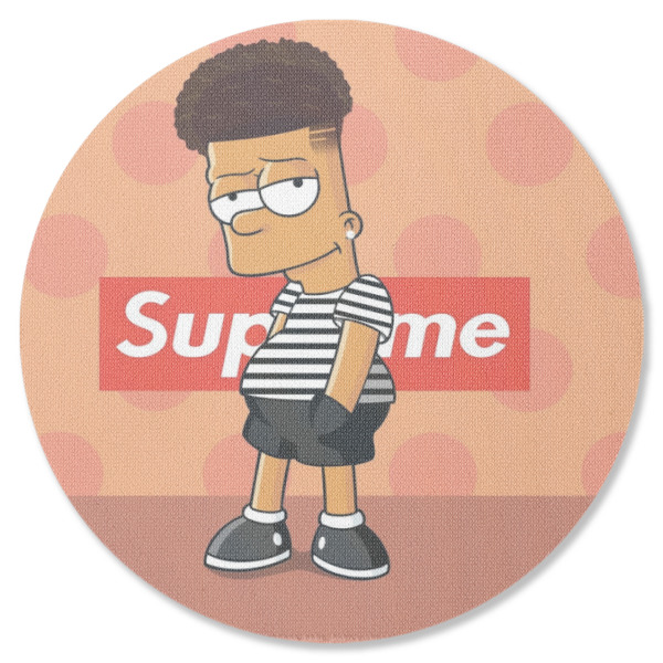 Custom Design - Round Coaster Rubber Back - Single