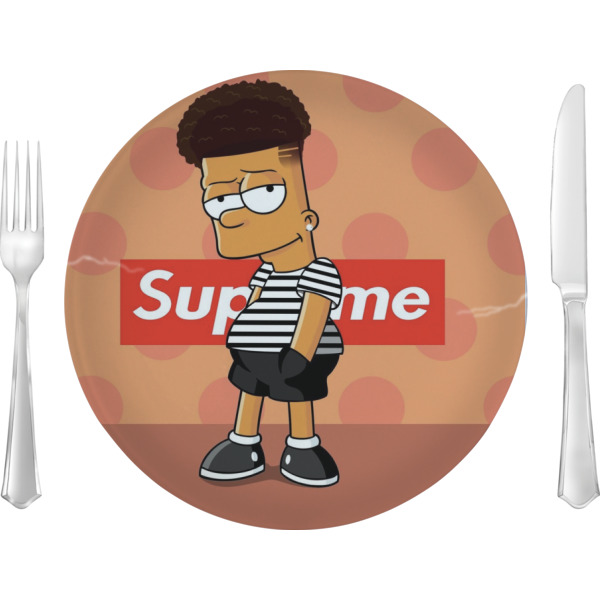 Custom Design Your Own 10" Glass Lunch / Dinner Plate