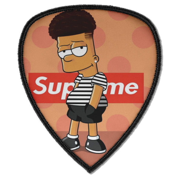 Custom Design - Iron On Patch - Shield - Style A - Front