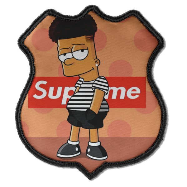 Custom Design - Iron On Patch - Shield - Style C - Front