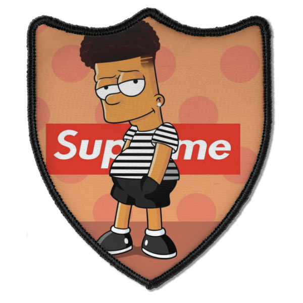 Custom Design - Iron On Patch - Shield - Style B - Front