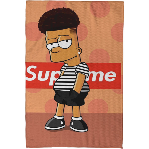 Custom Design - Waffle Weave Towel - Full Color Print - Approval Image