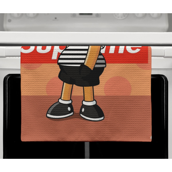 Custom Design - Waffle Weave Towel - Full Color Print - Lifestyle2 Image