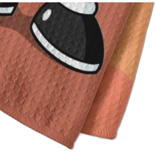 Custom Design - Waffle Weave Towel - Closeup of Material Image