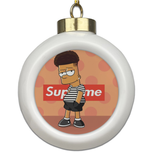 Custom Design Your Own Ceramic Ball Ornament