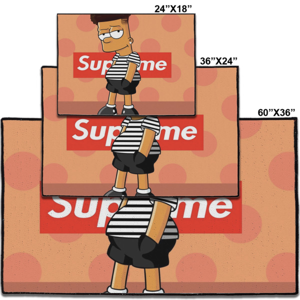 Custom Design - Door Mats - Size Comparison