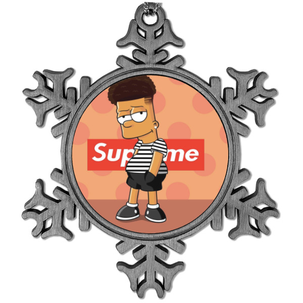 Custom Design Your Own Vintage Snowflake Ornament