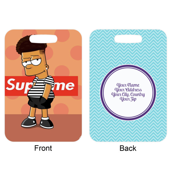 Custom Design - Metal Luggage Tag - Approval