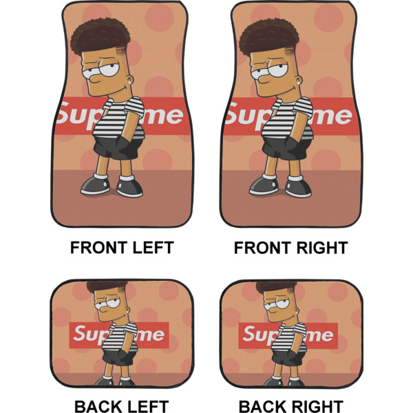 Custom Design - Car Floor Mats Set (2F + 2B)