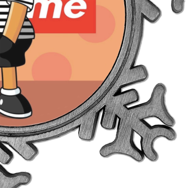 Custom Design - Vintage Snowflake - Detail