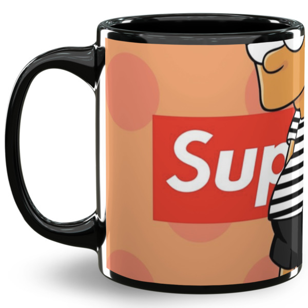 Custom Design Your Own 11 oz Coffee Mug - Black