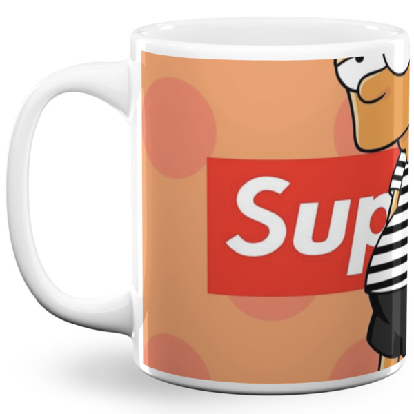 Custom Design Your Own 11 oz Coffee Mug - White