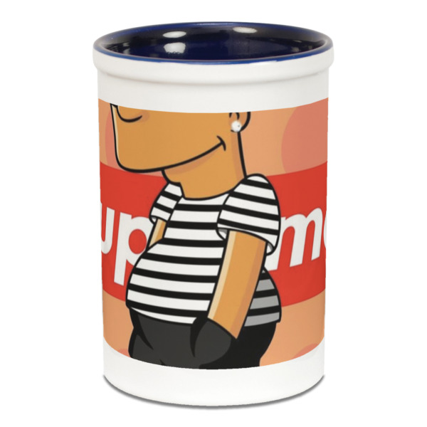 Custom Design - Pencil Holder - Blue