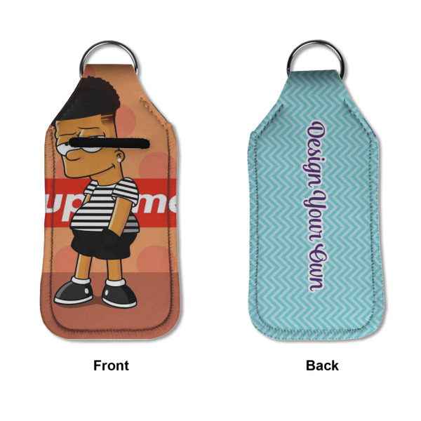 Custom Design - Sanitizer Holder Keychain - Large APPROVAL (Flat)