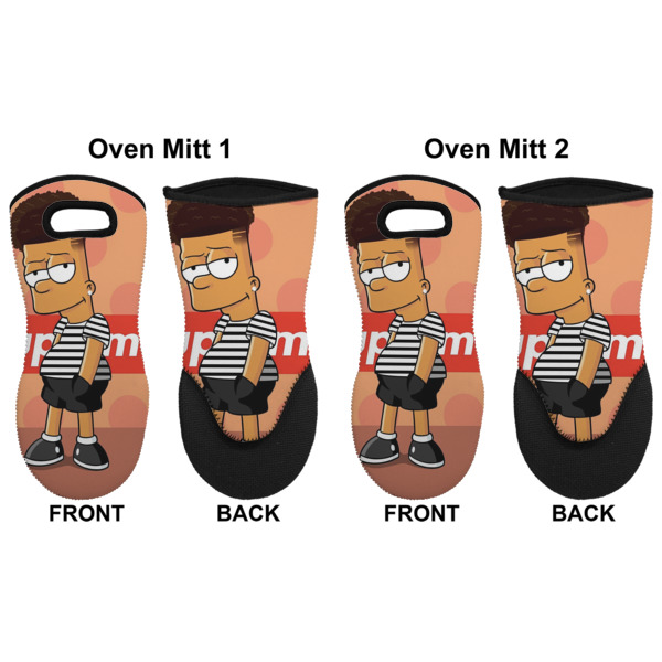 Custom Design - Neoprene Oven Mitt - Set of 2 - Approval