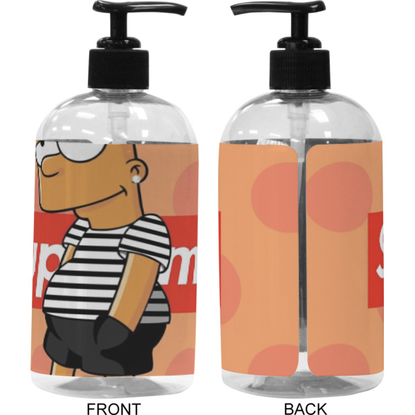 Custom Design - 16 oz Plastic Liquid Dispenser (Approval) - Black