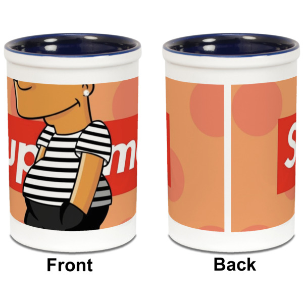 Custom Design - Pencil Holder - Blue - approval