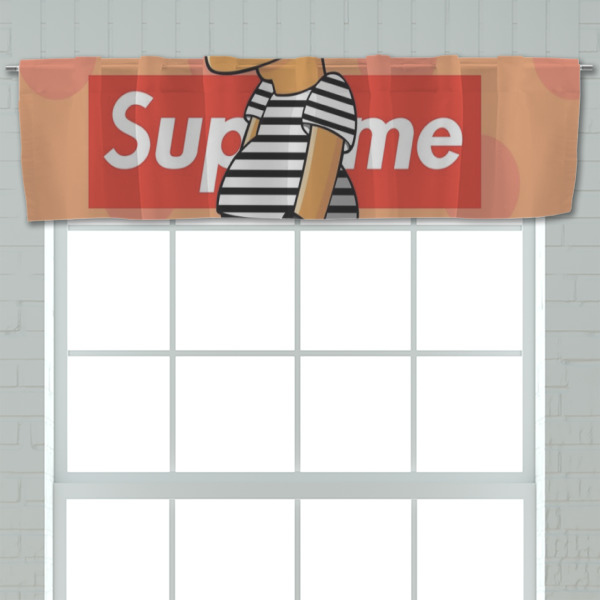 Custom Design - Valance - Closeup on window