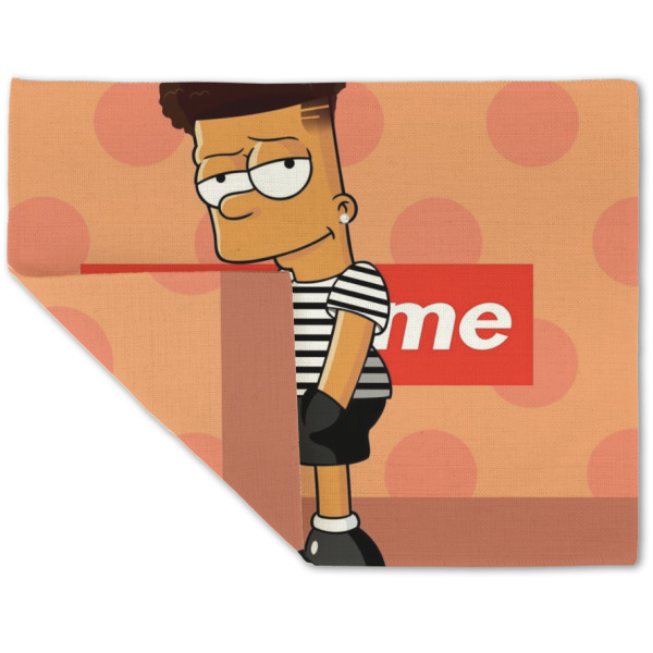 Custom Design - Linen Placemat - Folded Corner (double side)