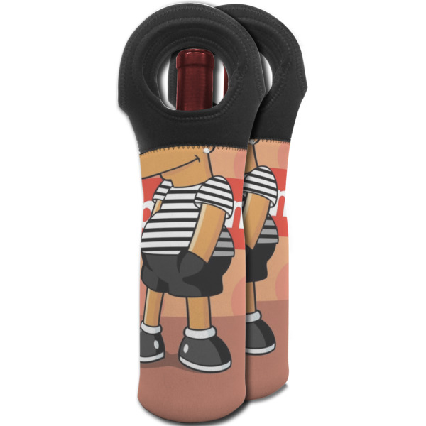 Custom Design - Wine Tote Bag - Two Bags