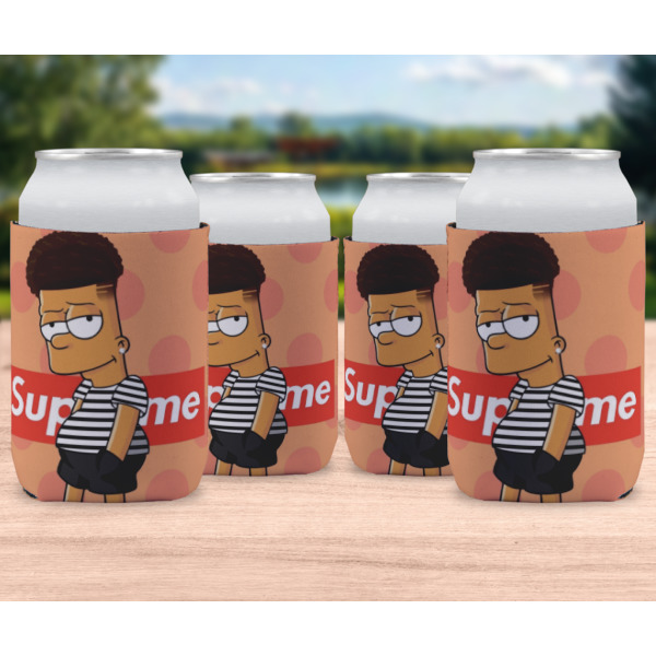 Custom Design - Can Cooler - Standard 12oz - Set of 4 - In Context