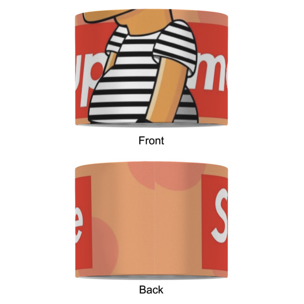 Custom Design - 8" Drum Lampshade - APPROVAL (Fabric)