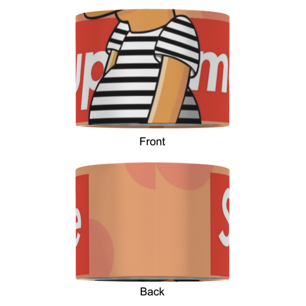 Custom Design - 12" Drum Lampshade - APPROVAL (Fabric)