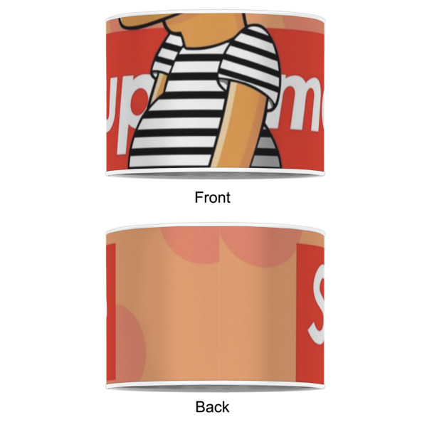 Custom Design - 12" Drum Lampshade - APPROVAL (Poly Film)