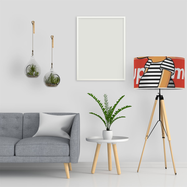 Custom Design - 12" Drum Lampshade - LIFESTYLE