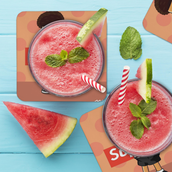 Custom Design - Coaster Set - LIFESTYLE