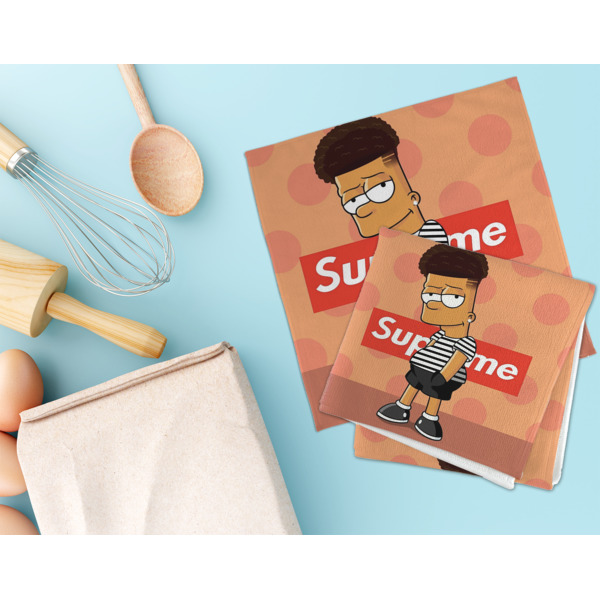 Custom Design - Microfiber Dish Rag - LIFESTYLE