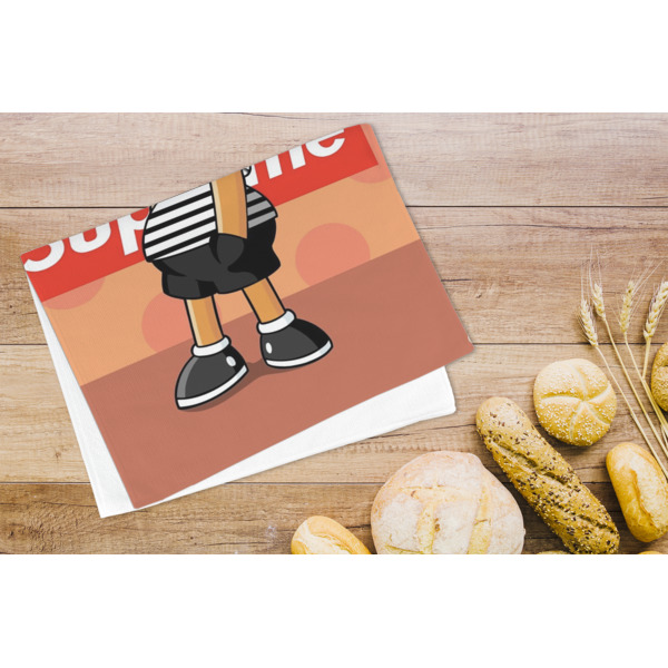 Custom Design - Microfiber Kitchen Towel - LIFESTYLE