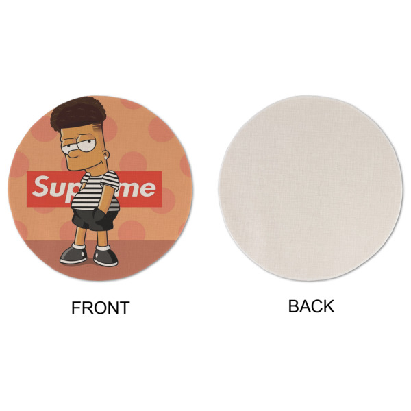 Custom Design - Round Linen Placemats - APPROVAL (single sided)