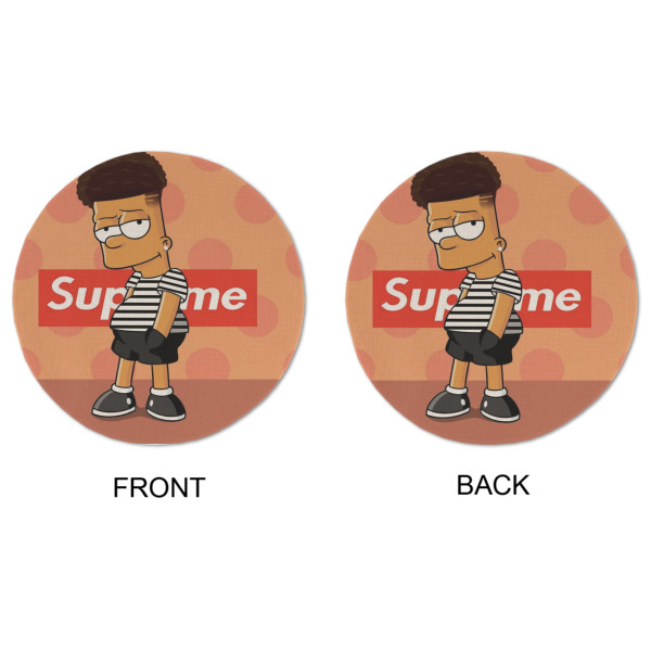 Custom Design - Round Linen Placemats - APPROVAL (double sided)