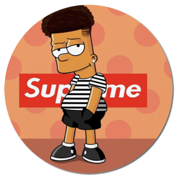 Custom Design - Round Fridge Magnet - FRONT