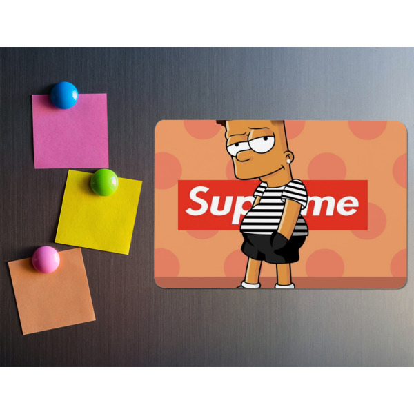Custom Design - Rectangular Fridge Magnet - LIFESTYLE