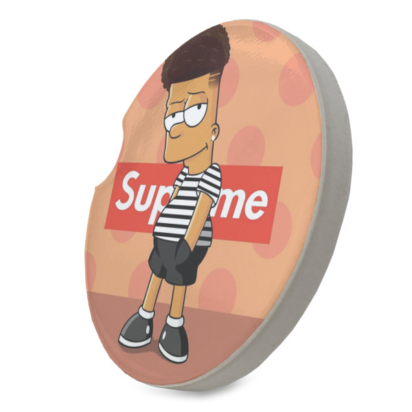 Custom Design - Sandstone Car Coaster - Standing Angle