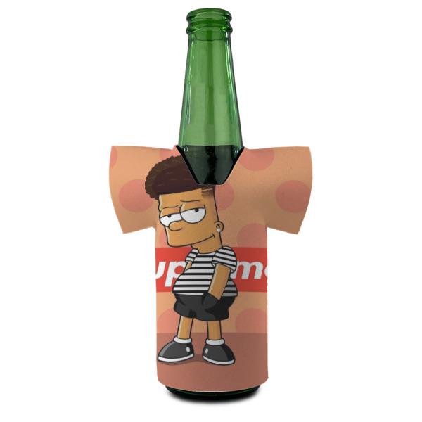 Custom Design - Jersey Bottle Cooler - FRONT (on bottle)